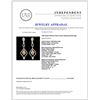 Image 3 : 18K Gold 2.54ctw Fancy Color Diamond Earrings