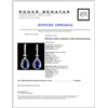 Image 3 : 18K Gold 14.24ctw Tanzanite & 1.94ctw Diamond Earr