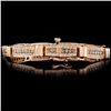 Image 2 : 14K Rose Gold 3.96ctw Fancy Color Diamond Bracelet