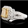 Image 2 : *GIA 18K Gold 3.39ctw Fancy Diamond Ring