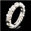 Image 1 : 18K Gold 2.15ctw Eternity Diamond Ring