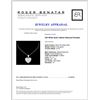 Image 3 : 14K White Gold 3.48ctw Diamond Pendant