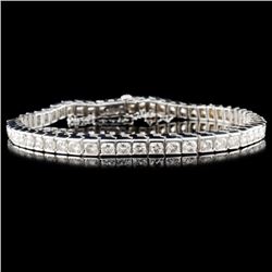 14K Gold 5.67ctw Diamond Bracelet