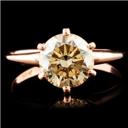 14K Gold 1.70ctw Solitaire Diamond Ring