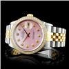 Image 3 : Rolex YG/SS DateJust 1.00ctw Diamond Wristwatch