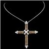 Image 2 : 18K Gold 1.39ctw Fancy Diamond Pendant