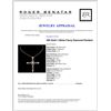 Image 3 : 18K Gold 1.39ctw Fancy Diamond Pendant