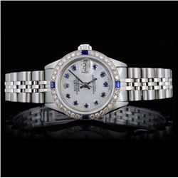 Rolex SS DateJust 1.00ct Diamond Ladies Watch