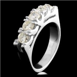 Platinum 1.00ctw Diamond Ring