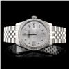 Image 1 : Rolex SS DateJust 1.50ct Diamond Men's Wristwatch