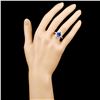 Image 4 : 18K Gold 3.91ct Tanzanite & 1.07ctw Diamond Ring