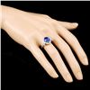 Image 3 : 14K Gold 2.90ct Tanzanite & 1.05ctw Diamond Ring