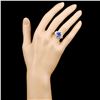 Image 4 : 14K Gold 2.90ct Tanzanite & 1.05ctw Diamond Ring