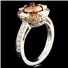 Image 2 : 14K Gold 2.85ctw Fancy Color Diamond Ring