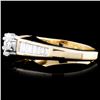 Image 3 : 14K Gold 0.77ctw Diamond Ring