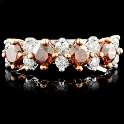 14K Gold 1.00ctw Fancy Color Diamond Ring