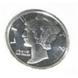 SILVER MERCURY HEAD DIME 1/10oz .999 FINE SILVER *MS HIGH GRADE*!! MERCURY HEAD CAME OUT OF SAFE BOX