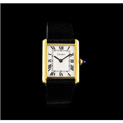 Cartier 18KT Yellow Gold Tank Ladies Watch