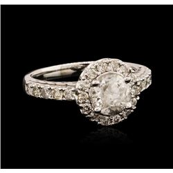 14KT White Gold 1.62ctw Diamond Ring