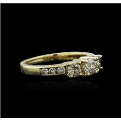 14KT Yellow Gold 1.24ctw Diamond Ring