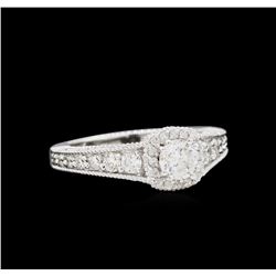 1.12ctw Diamond Ring - 14KT White Gold