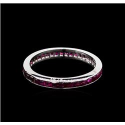 1.00ctw Ruby Ring - Platinum