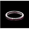 Image 1 : 1.00ctw Ruby Ring - Platinum