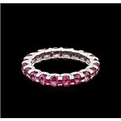 2.75ctw Pink Sapphire and Diamond Ring - 14KT White Gold