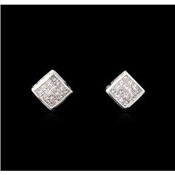 14KT White Gold 0.45ctw Diamond Earrings