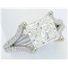 Image 5 : GIA Certified 3.25ctw Diamond Ring - 14KT White Gold