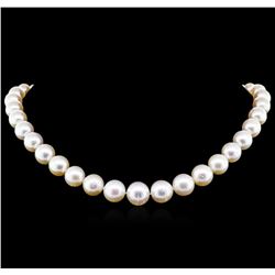 South Sea Cultured Pearl and Diamond Necklace