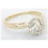 Image 5 : 1.28ct Brown Diamond Ring - 14KT Yellow Gold