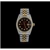 Image 1 : Rolex 14KT Two-Tone Diamond DateJust Men's Watch