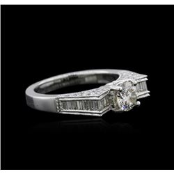 18KT White Gold 1.85ctw Diamond Ring