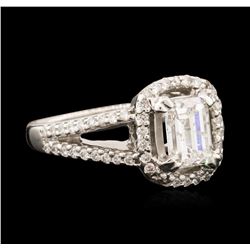 18KT White Gold 1.37ctw Diamond Ring