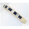 Image 5 : 0.40ctw Sapphire and Diamond Ring - 18KT Yellow Gold