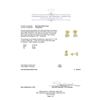Image 3 : 1.68ctw Diamond Earrings - 14KT Yellow Gold