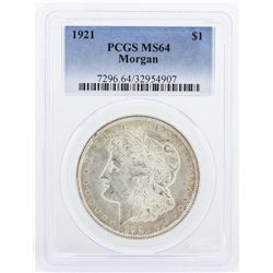 1921 PCGS MS64 Morgan Silver Dollar