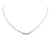 14KT White Gold 5.14ctw Diamond Necklace