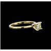 Image 1 : 0.55ct Yellow Diamond Solitaire Ring - 18KT Yellow Gold