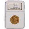 Image 1 : 1894 NGC MS62 $10 Liberty Head Eagle Gold Coin