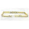 Image 4 : 0.84ctw Diamond and Ruby Bracelet - 14KT Yellow Gold