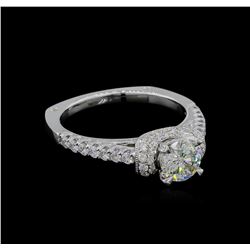 1.20ctw Diamond Ring - 18KT White Gold