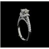 Image 4 : 1.20ctw Diamond Ring - 18KT White Gold