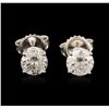 14KT White Gold 1.61ctw Diamond Stud Earrings