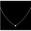 Image 2 : 0.27ct Diamond Necklace - 14KT White Gold