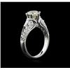 Image 3 : 1.88ctw Fancy Brown Diamond Ring - 18KT White Gold