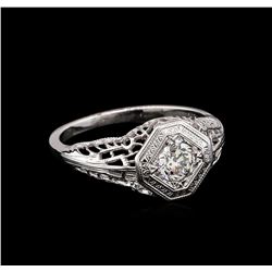 0.35ctw Diamond Ring - 14KT White Gold