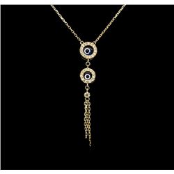 0.15ctw Diamond Necklace - 14KT Yellow Gold