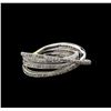 Image 1 : 0.96ctw Diamond Ring - 14KT White Gold